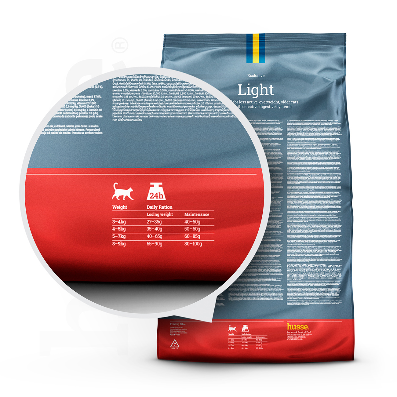 Exclusive Light, 2 kg | Cat dry food designed to help maintain healthy weight