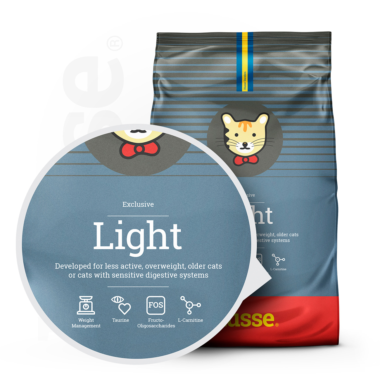 Exclusive Light, 2 kg | Cat dry food designed to help maintain healthy weight
