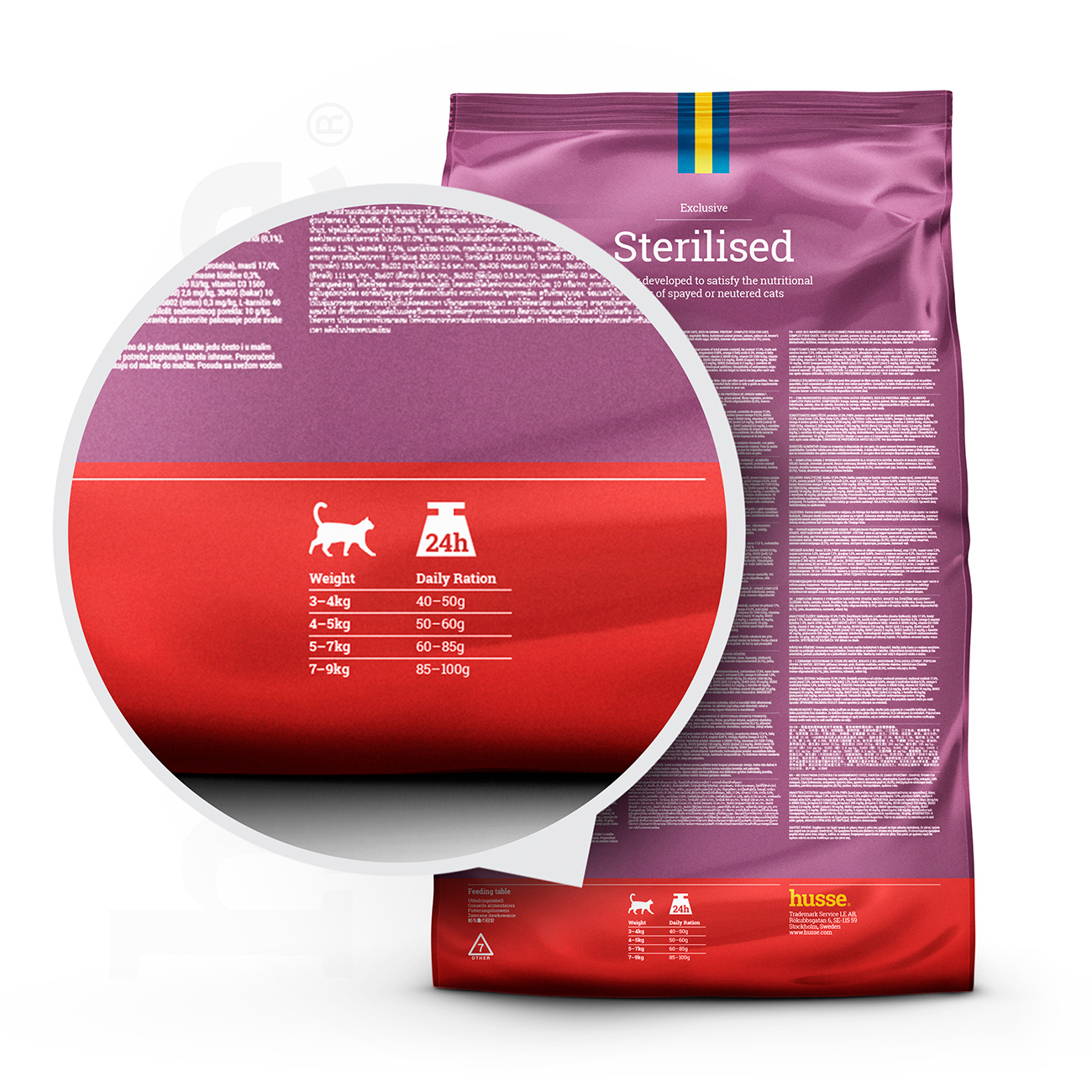 Exclusive Sterilised, 2 kg | Dry food made to satisfy a sterilised cat’s unique nutritional needs