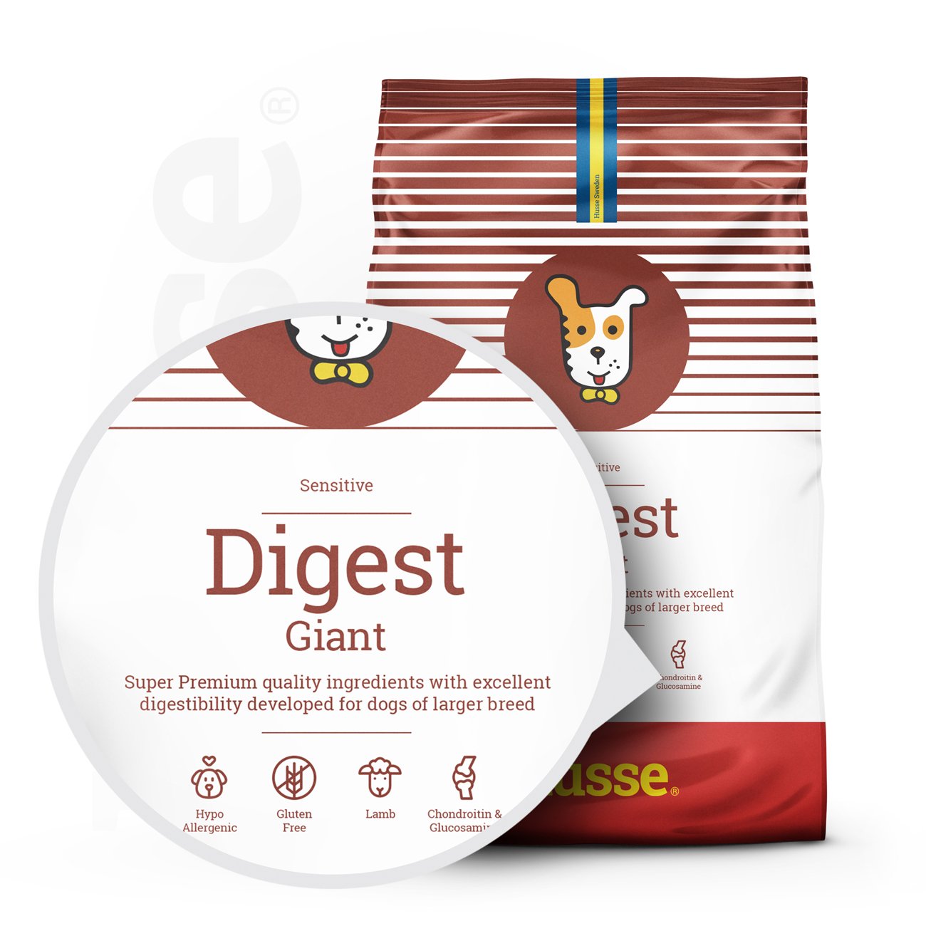 Sensitive Digest Giant, 12.5 kg | Gluten free recipe with limited animal protein sources