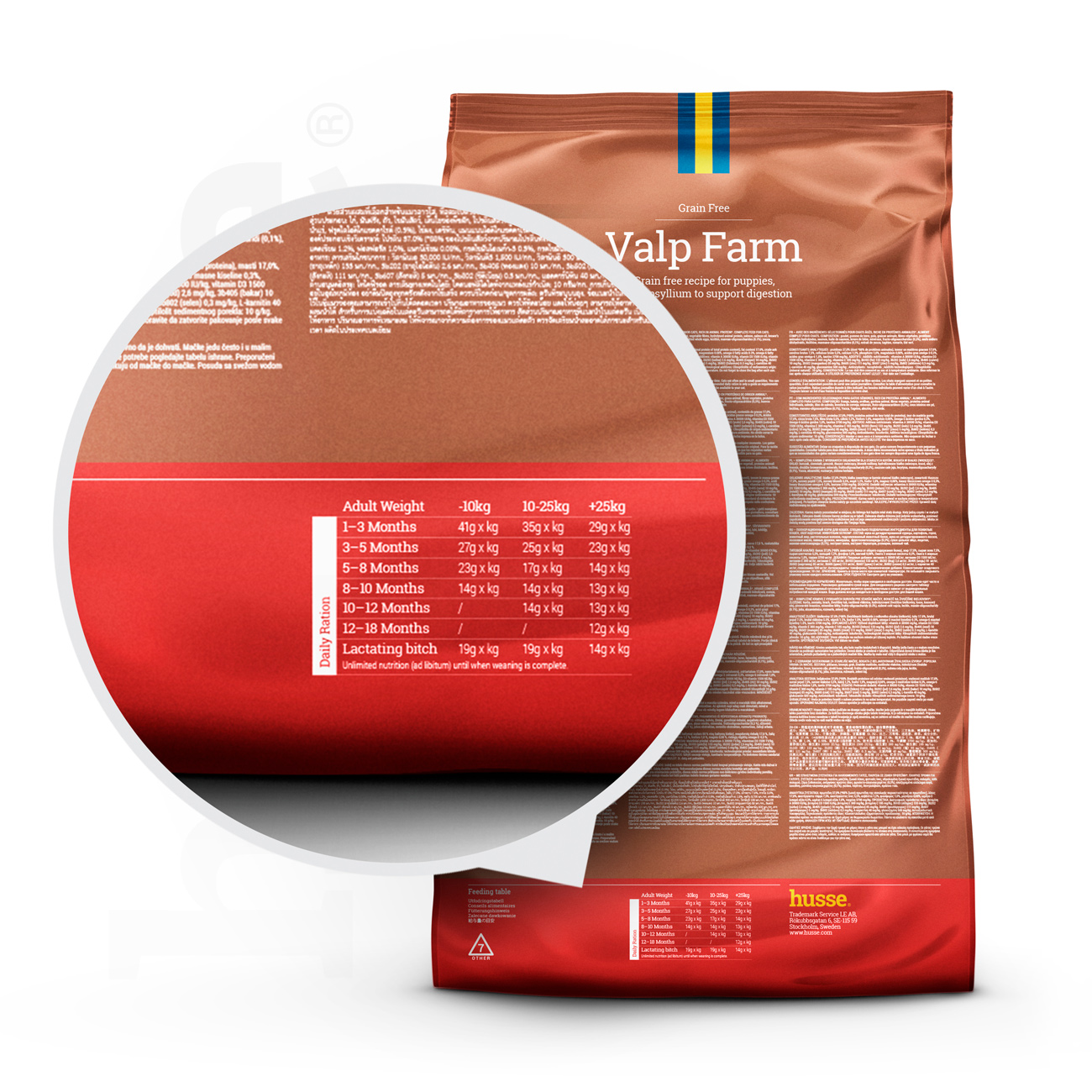 Valp Farm, 12 kg | Grain free kibbles with high animal protein content from limited sources