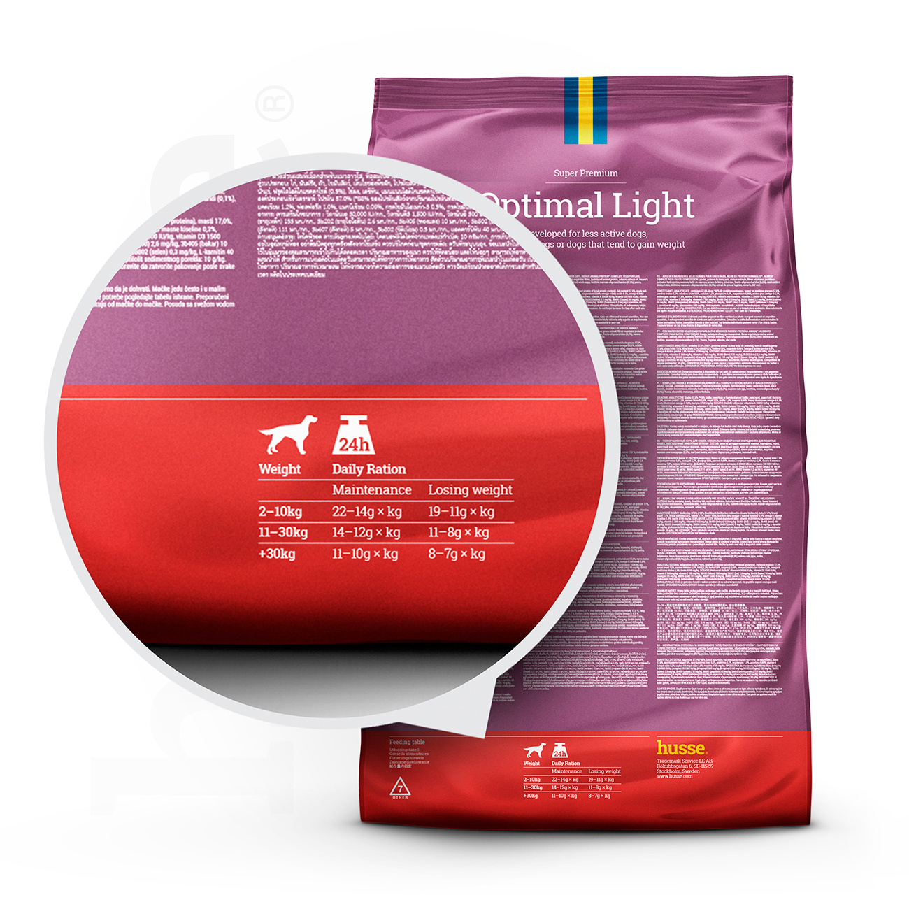 Optimal Light, 7 kg | Dog dry food with moderate energy content for optimal weight control