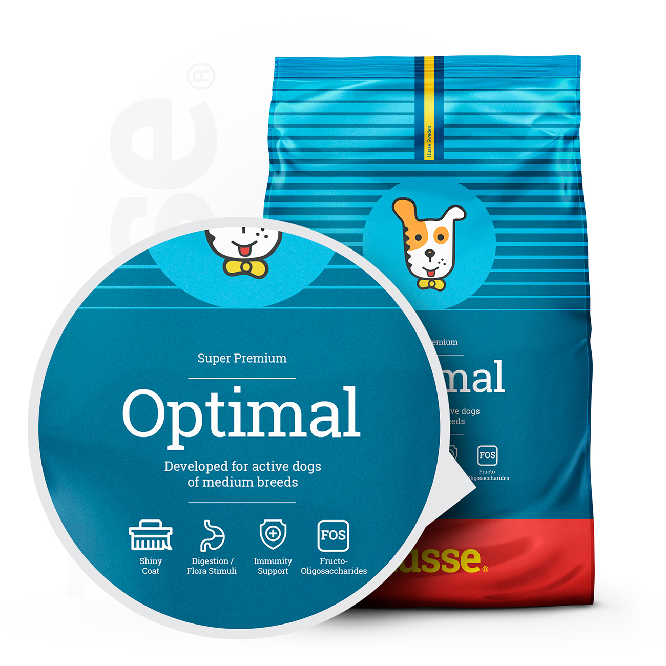 Optimal, 12 kg | Complete & balanced nutrition for active dogs