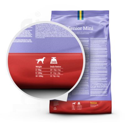 Senior Mini, 7 kg | Dry food with adapted calorie content to keep small senior dogs in lean shape