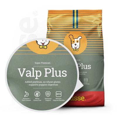 Valp Plus, 2 kg | Complete nutrition with psyllium & vegetable fibres for smooth digestion