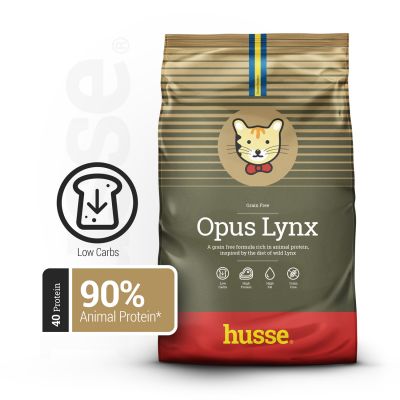Opus Lynx, 2 kg | Grain free kibbles for cats with sensitive skin & stomachs