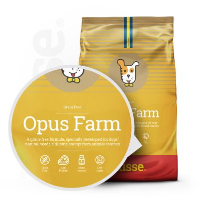 Opus Farm, 12 kg | Grain free kibbles with limited animal protein sources