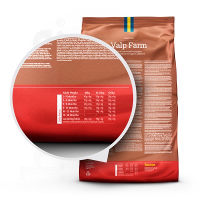 Valp Farm, 12 kg | Grain free kibbles with high animal protein content from limited sources