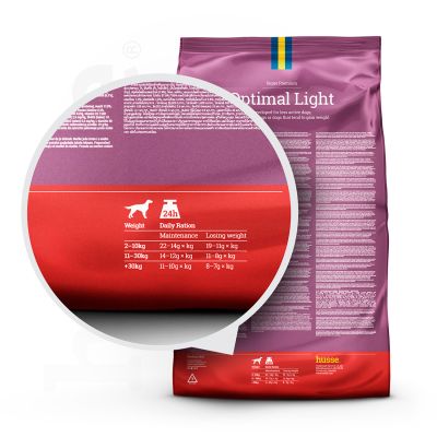 Optimal Light, 7 kg | Dog dry food with moderate energy content for optimal weight control