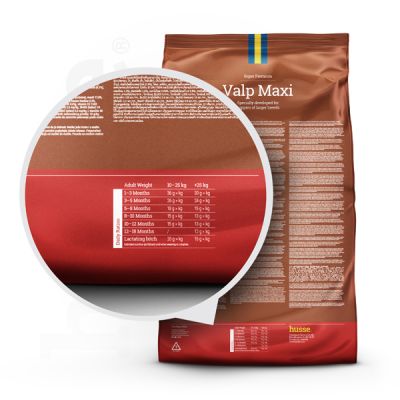 Valp Maxi, 15 kg | Dry food that supports the developmental needs of large breed puppies