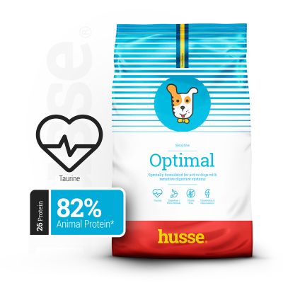 Sensitive Optimal, 12.5 kg | Gluten free dry food for dogs designed to meet increased energy needs